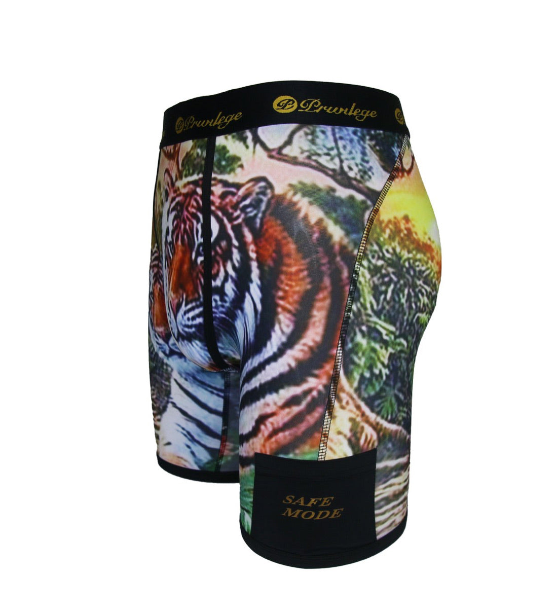 Privilege Society Tiger Graphic Boxer Briefs Multi