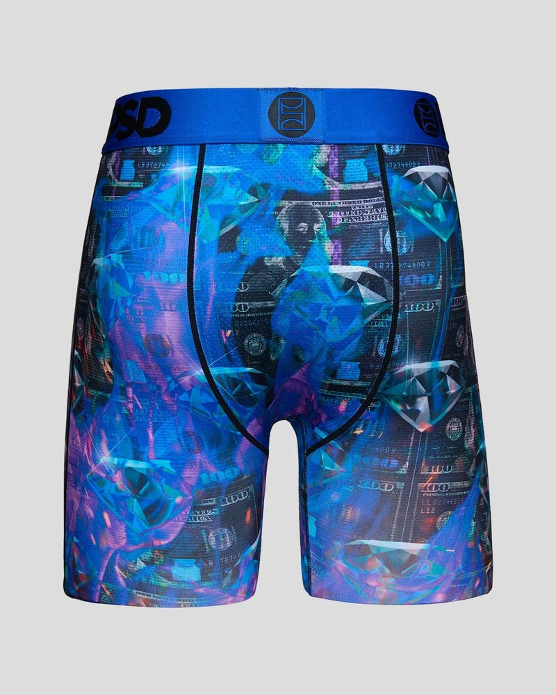 PSD Thermal Money Diamonds Blue Boxer