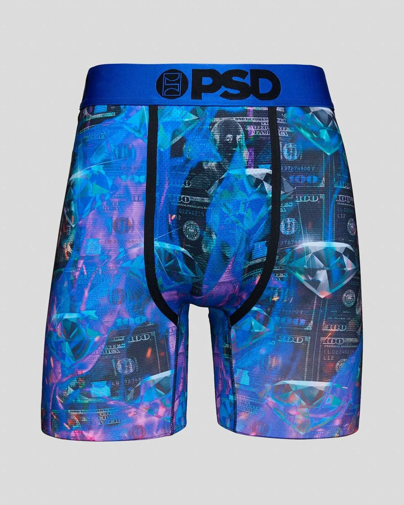 PSD Thermal Money Diamonds Blue Boxer