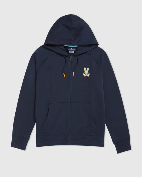 Psycho bunny ( mens navy Bennett full zip hoodie) – VIP Clothing