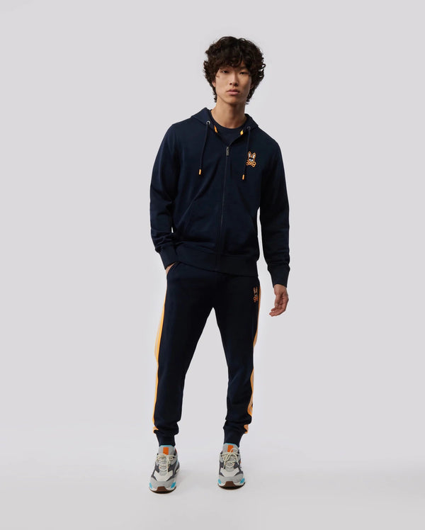 Psycho bunny (navy men's krome zip hoodie)