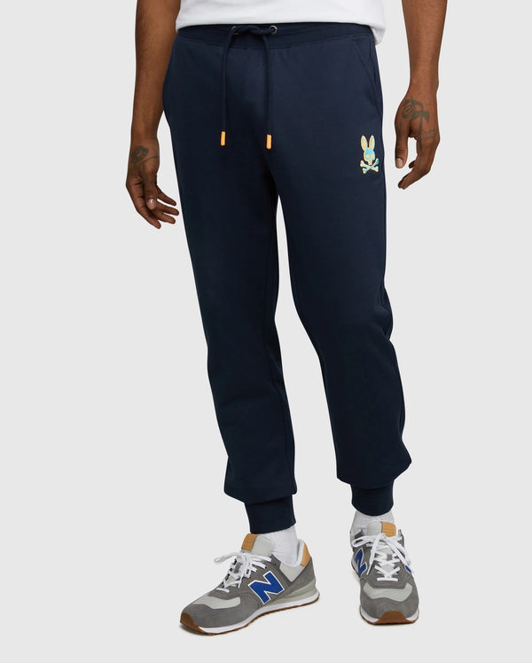 Psycho bunny (mens navy Bennett jogger pant)