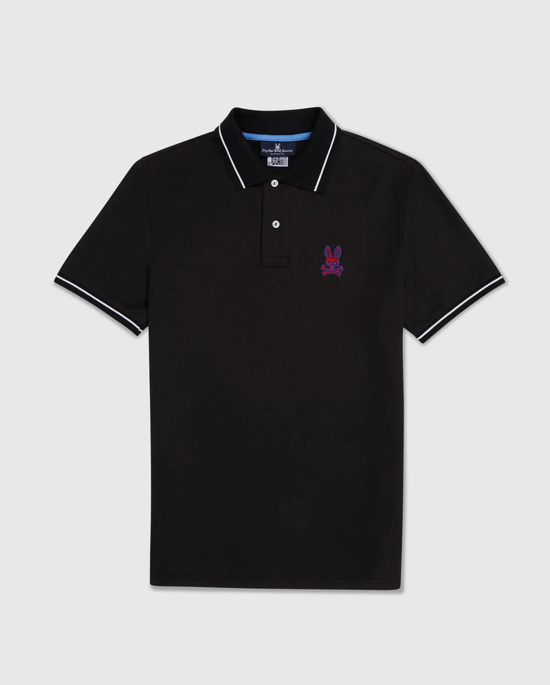 Psycho bunny (mens black Wardell polo)