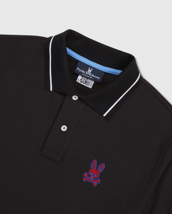 Psycho bunny (mens black Wardell polo)