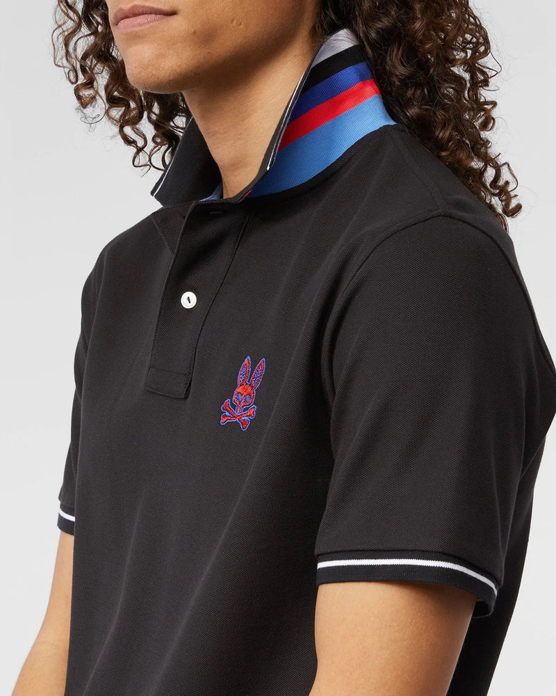 Psycho bunny (mens black Wardell polo)