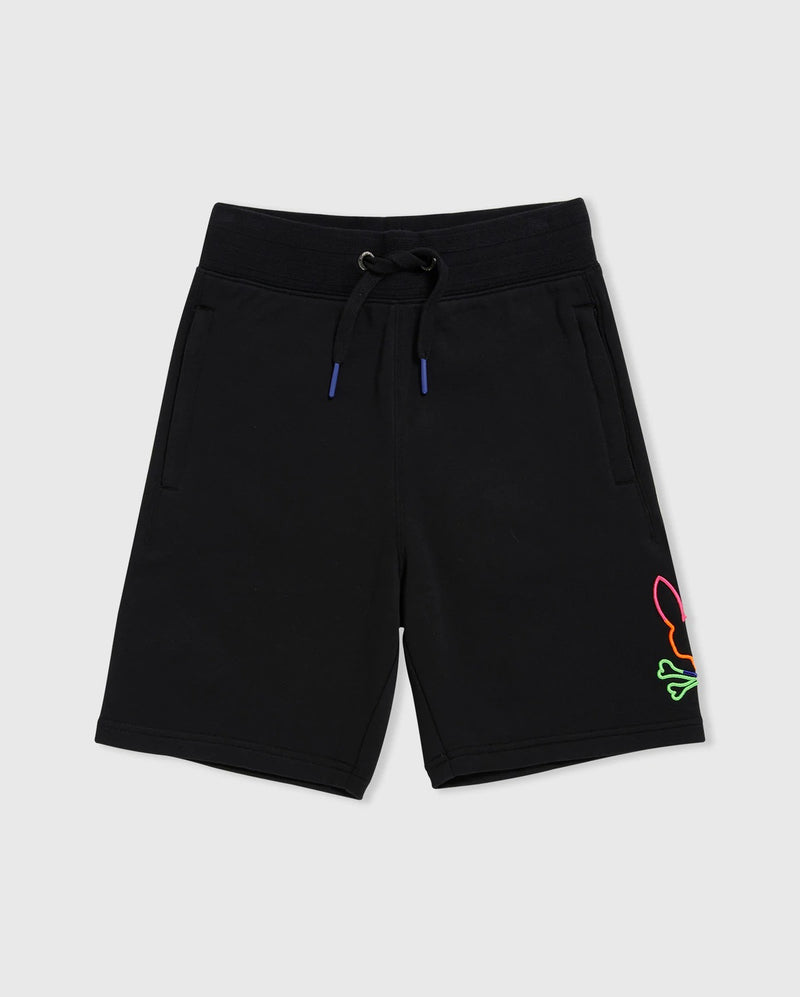 Psycho bunny (black kids Leo bunny short)