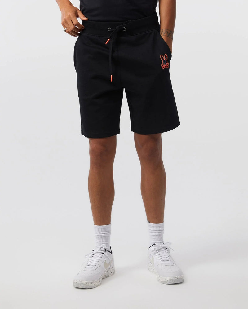 Psycho bunny (black mens waverly verly short)