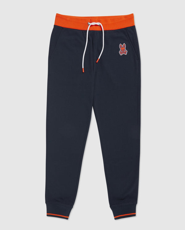 Psycho bunny (men’s navy bayles chain stitch sweat pant)