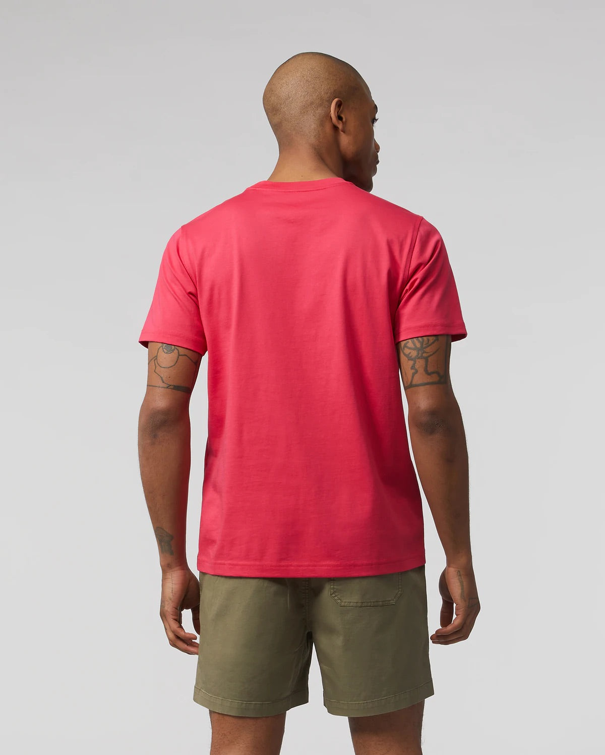 Psycho bunny (mens bright fuschia lamport graphic t-shirt)