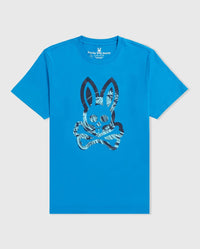 Psycho bunny (mens seaport blue Thames graphic t-shirt)