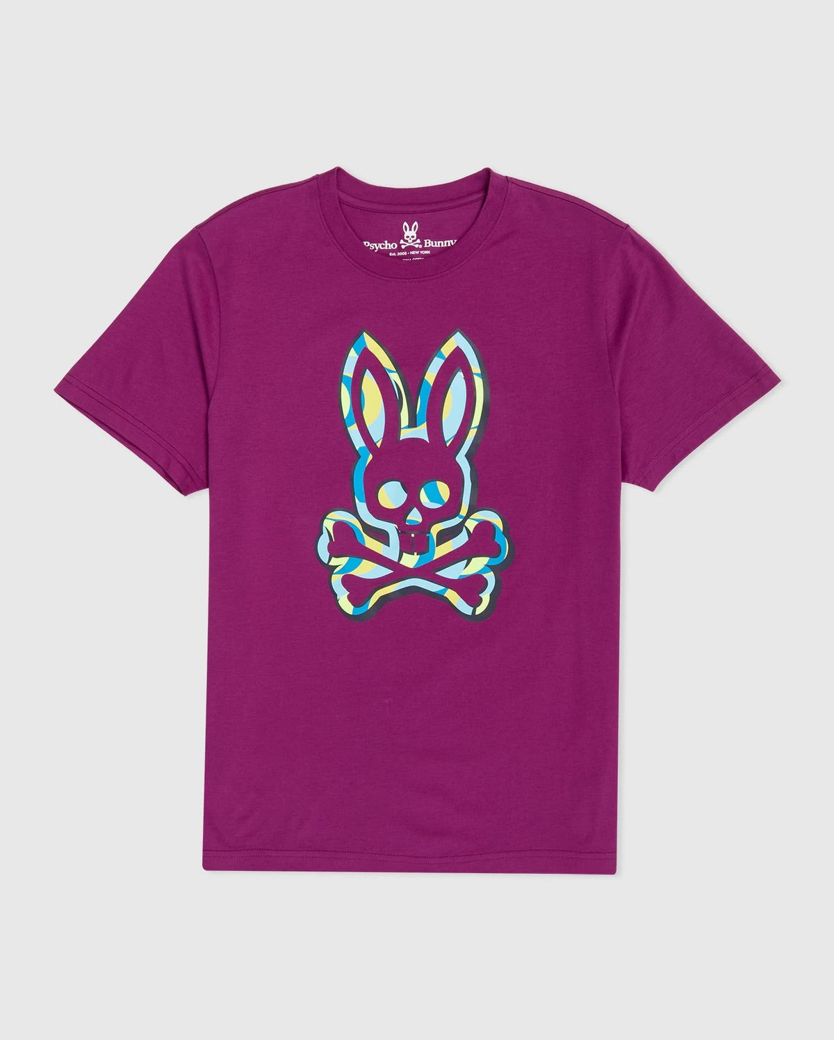 Psycho bunny (mens summer plum ash graphic t-shirt)