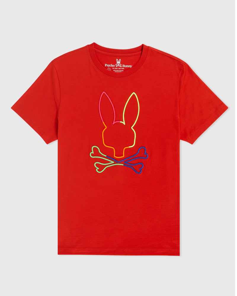 Psycho bunny (red spice mens leo bunny t-shirt)