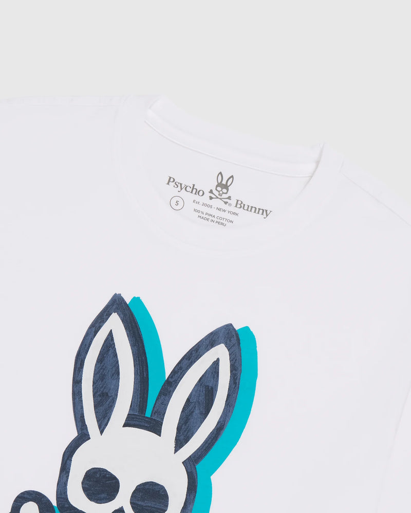 Psycho bunny (white men's varick t-shirt)