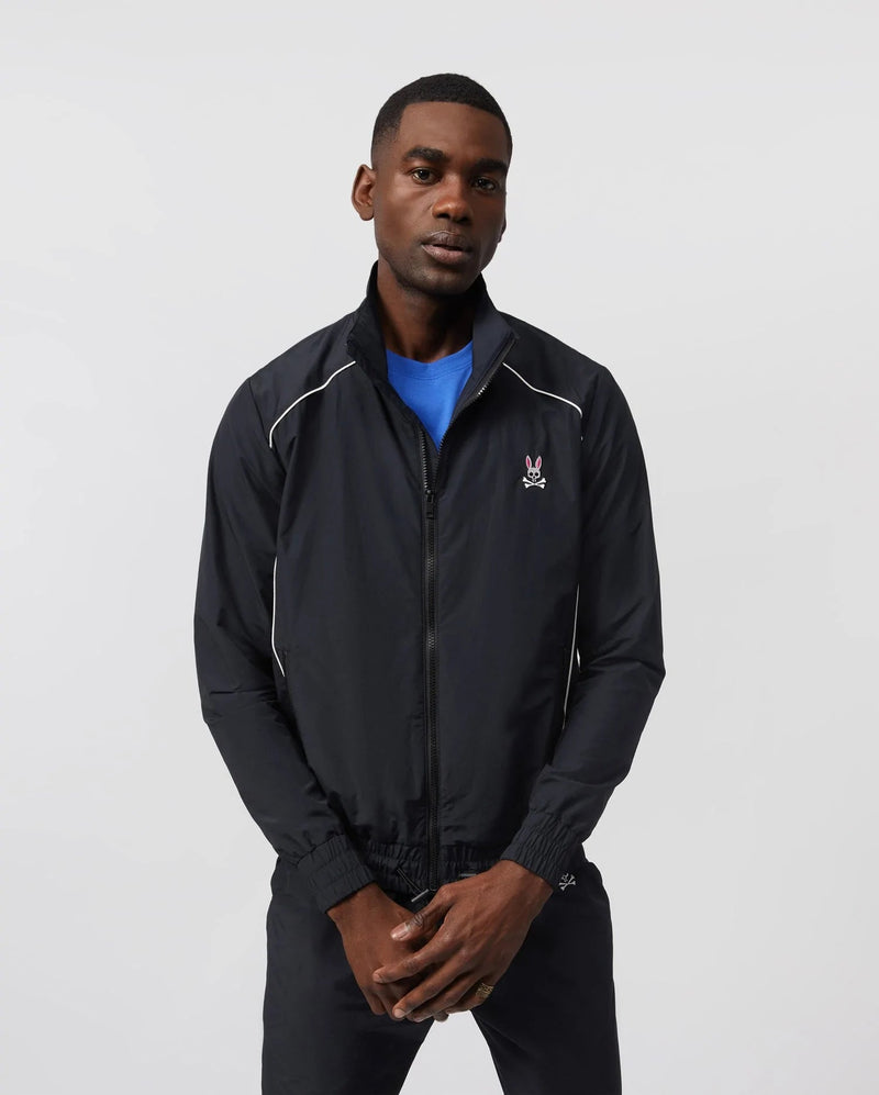 Psycho bunny (black men's vesey track jacket)