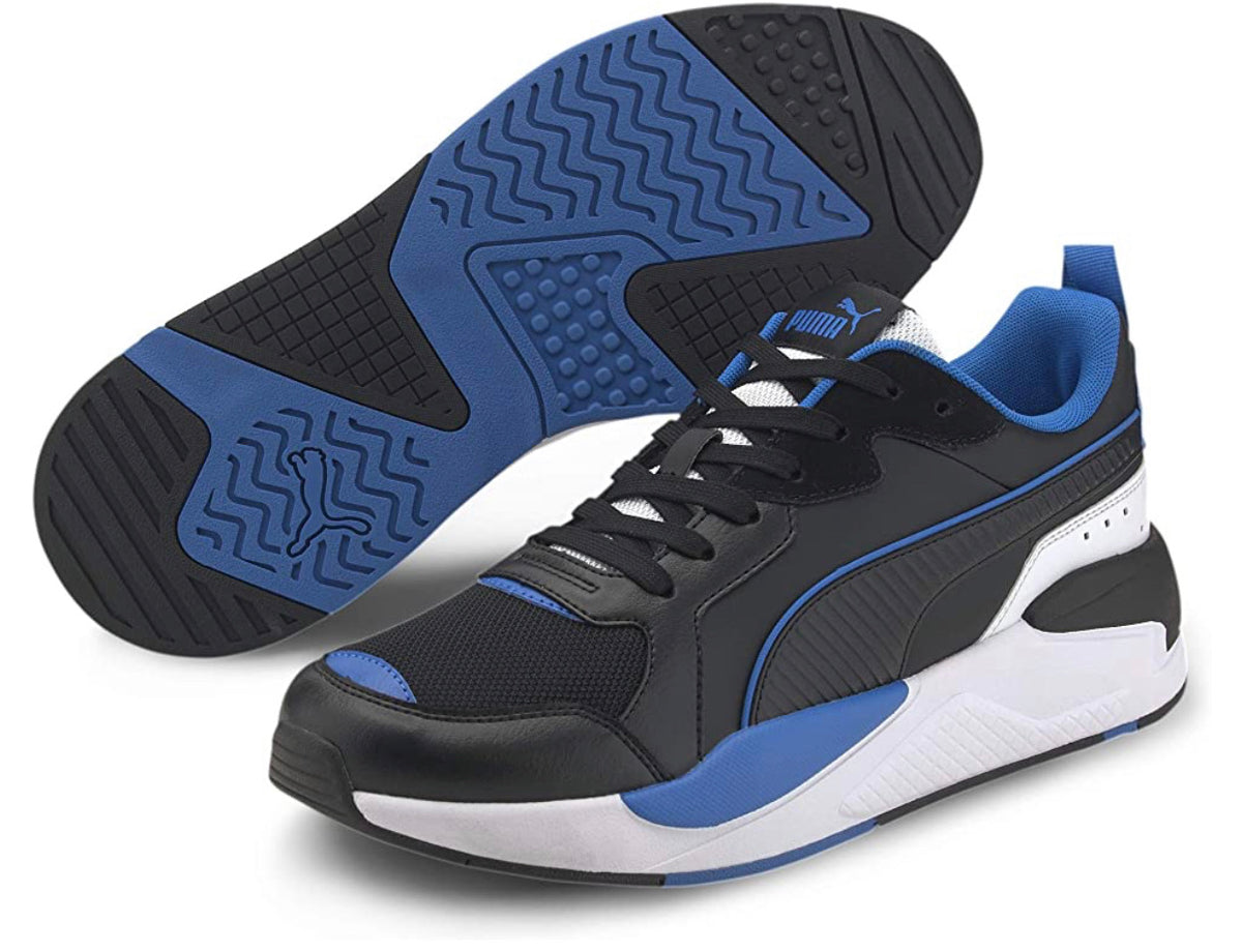 Puma black and blue sneakers online