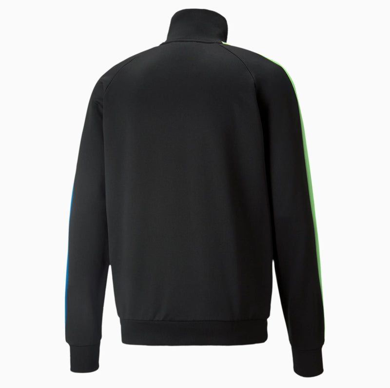 Puma (black/blue/ green iconic track jacket)