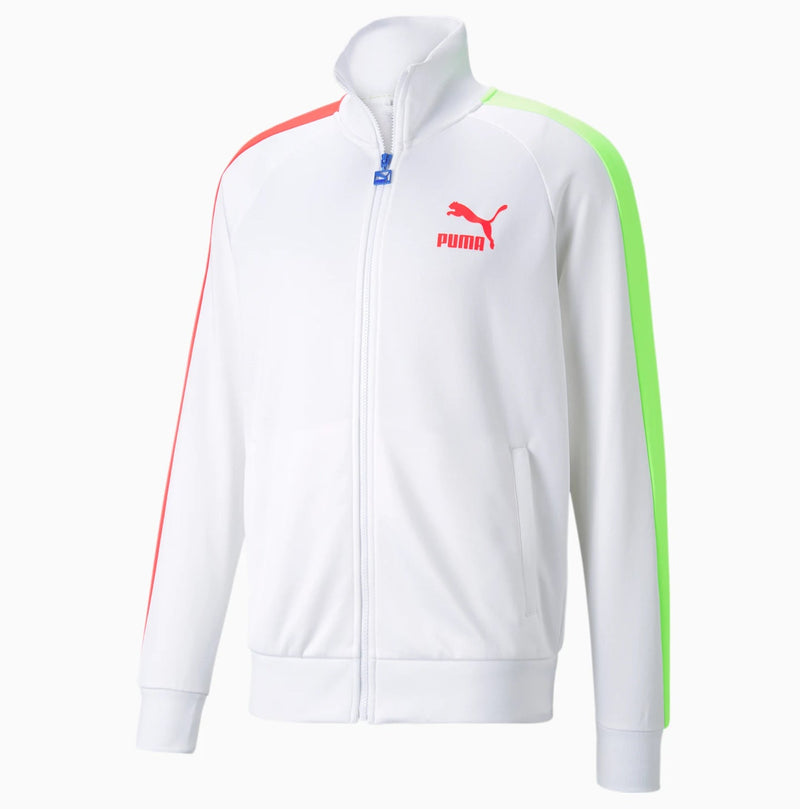 Puma (white iconic blanc spectra track jacket)