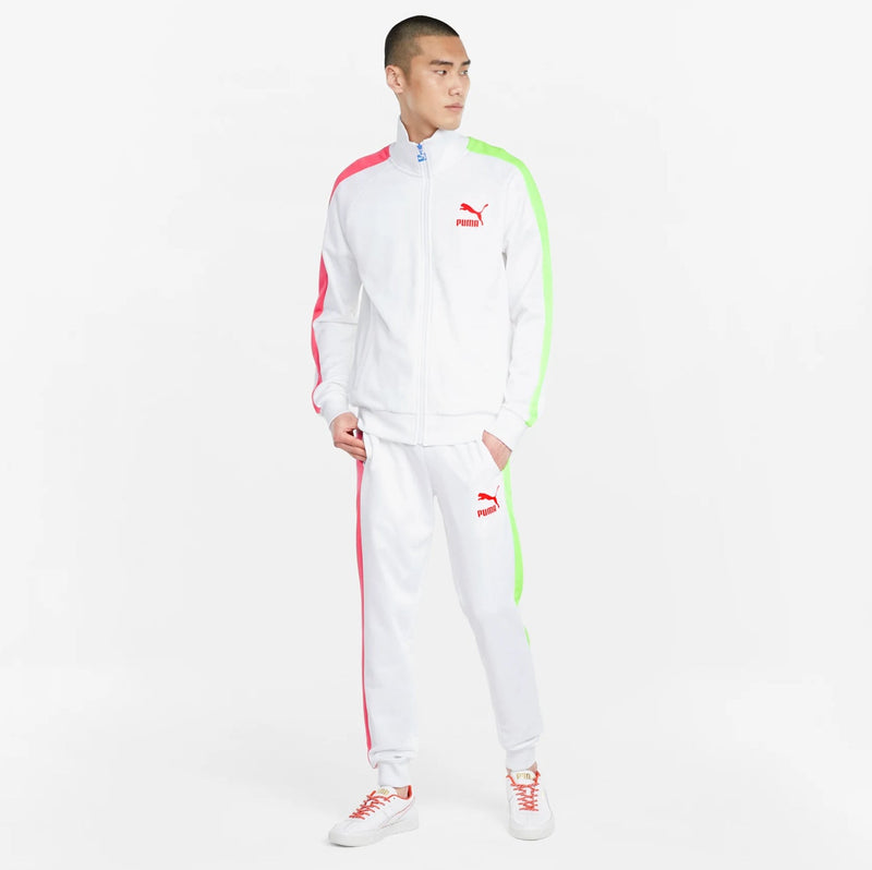 Puma (white iconic blanc spectra track jacket)