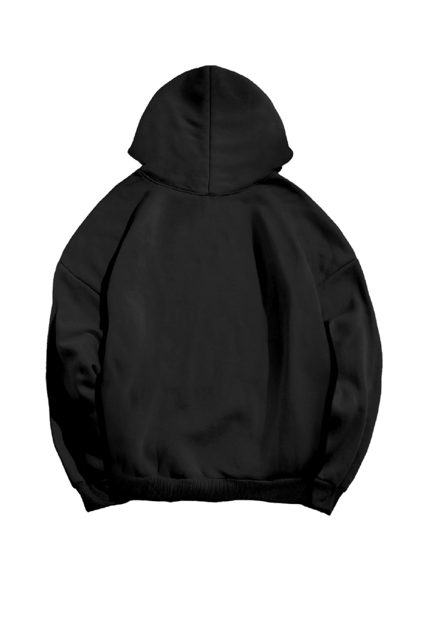 Purple brand (black french terry po hoodie)