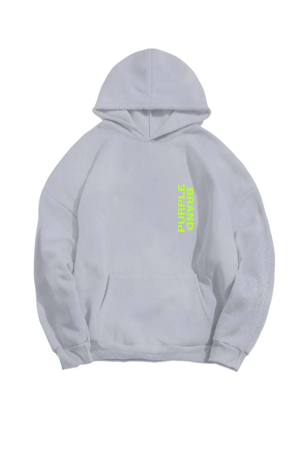 Purple brand (gray dawn heavy dry fleece po hoodie)