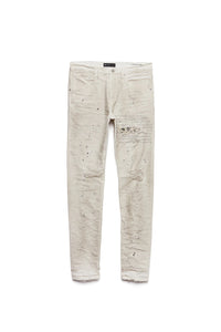 Purple brand (bandana patch print white jean)