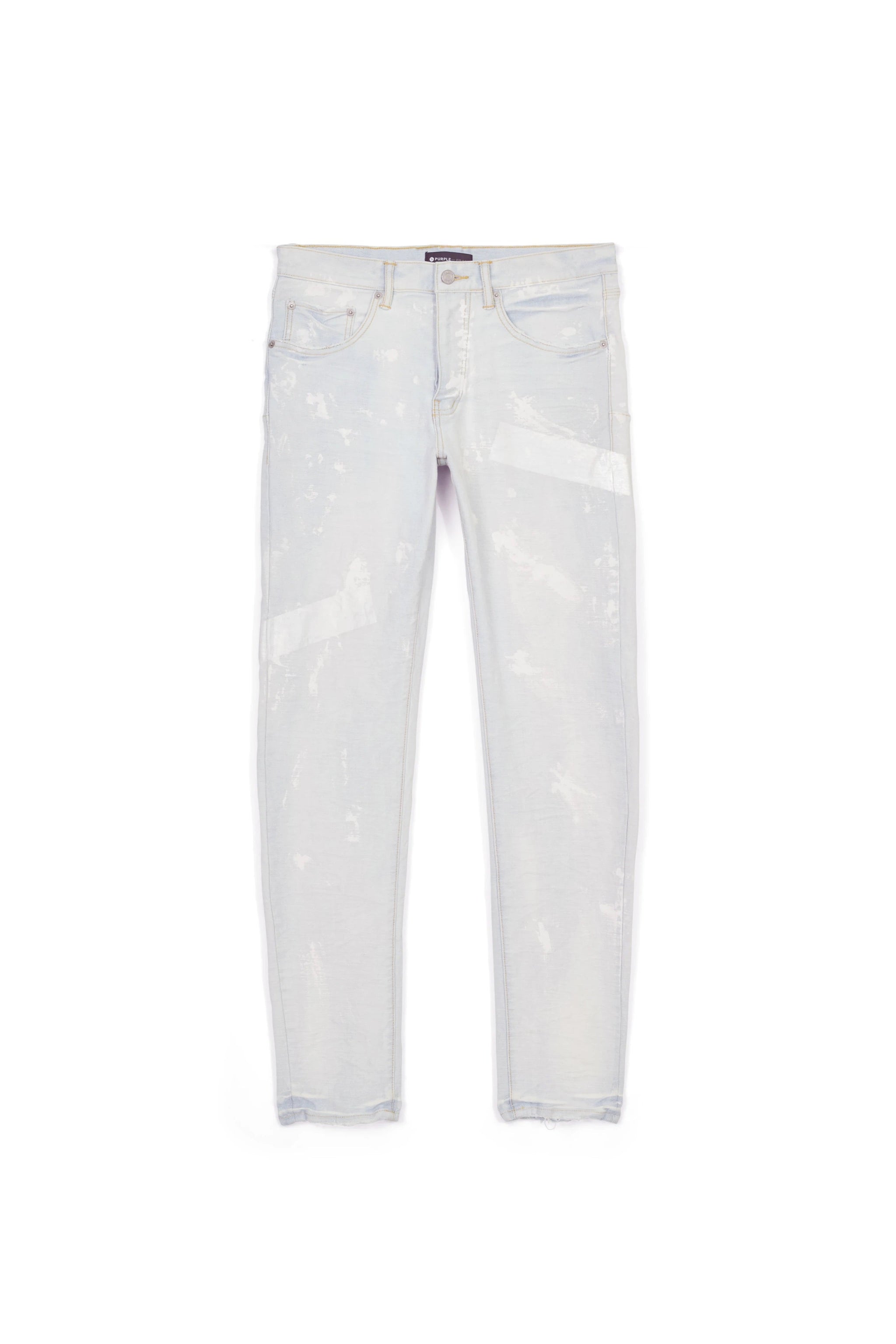 Purple brand (cream sprayed reflective paint jean)