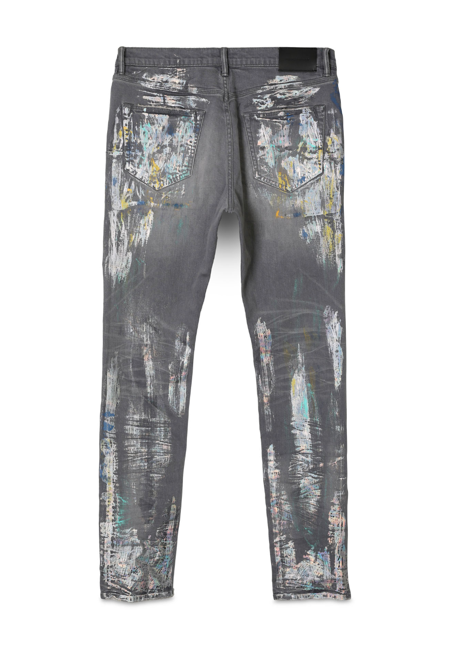 Purple brand (grey iridescent Painter jean)