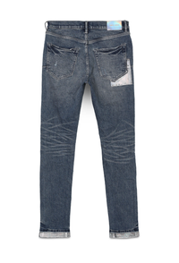 purple brand (indigo vintage holographic repair jean)