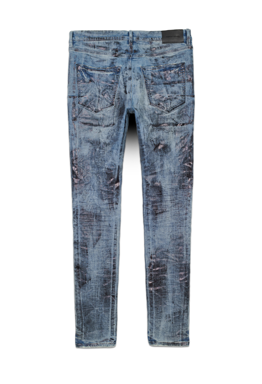 purple brand (indigo x ray with black foil jean)