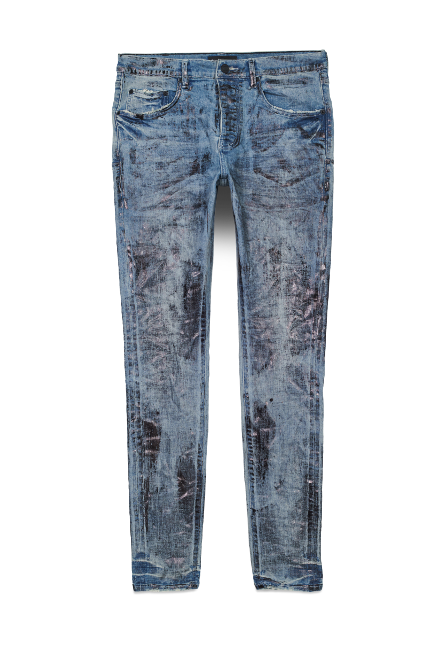 purple brand (indigo x ray with black foil jean)