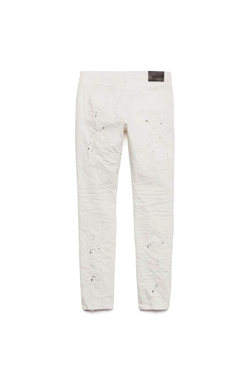 Purple brand (optic white paint blowout jean)