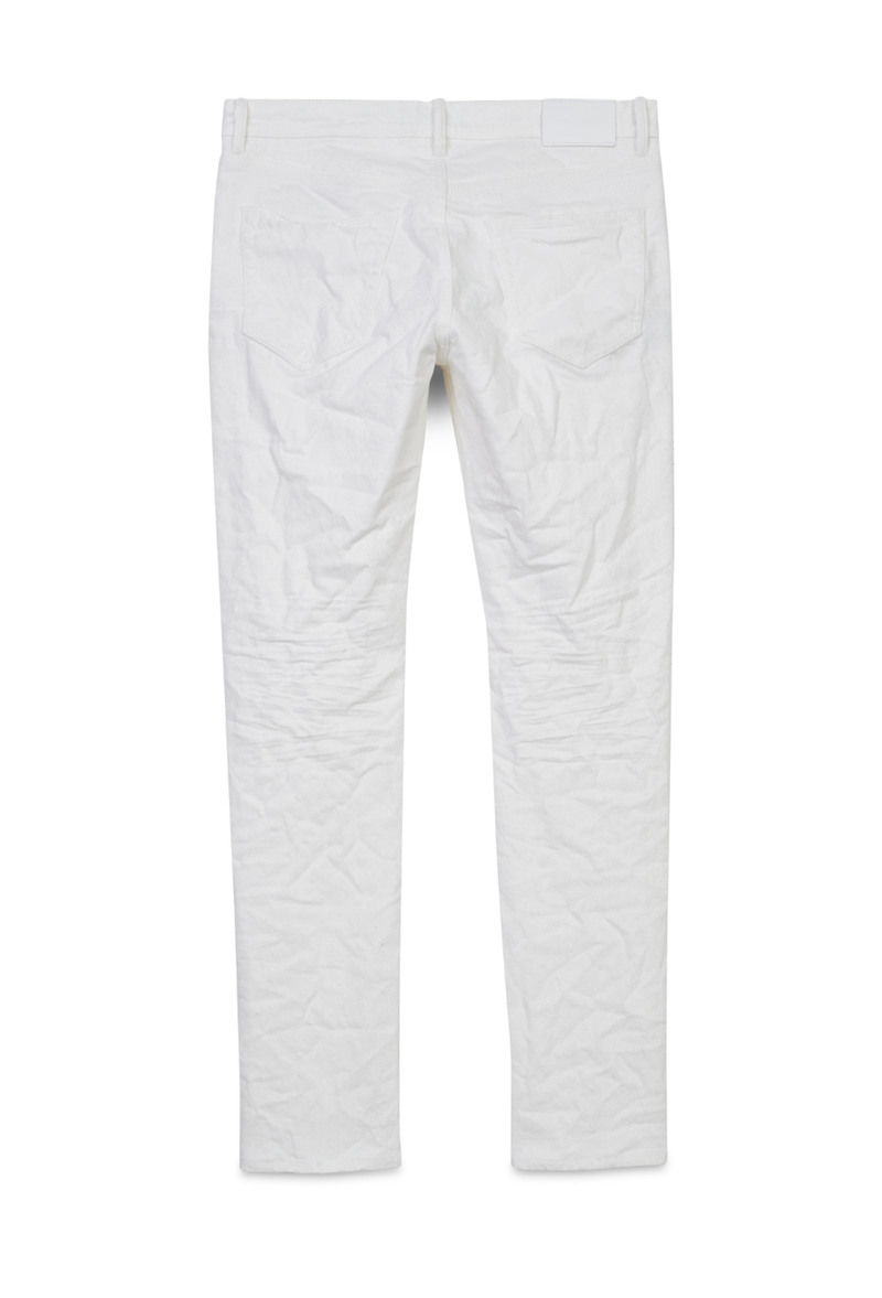 purple brand (white flocked snake jean)