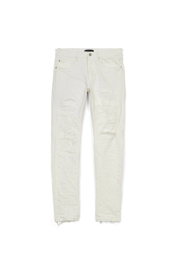 Purple brand (white four pocket destroy silicone jean)