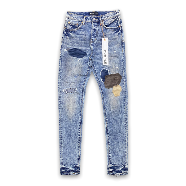 Purple brand ( worn indigo patch worn  jean)