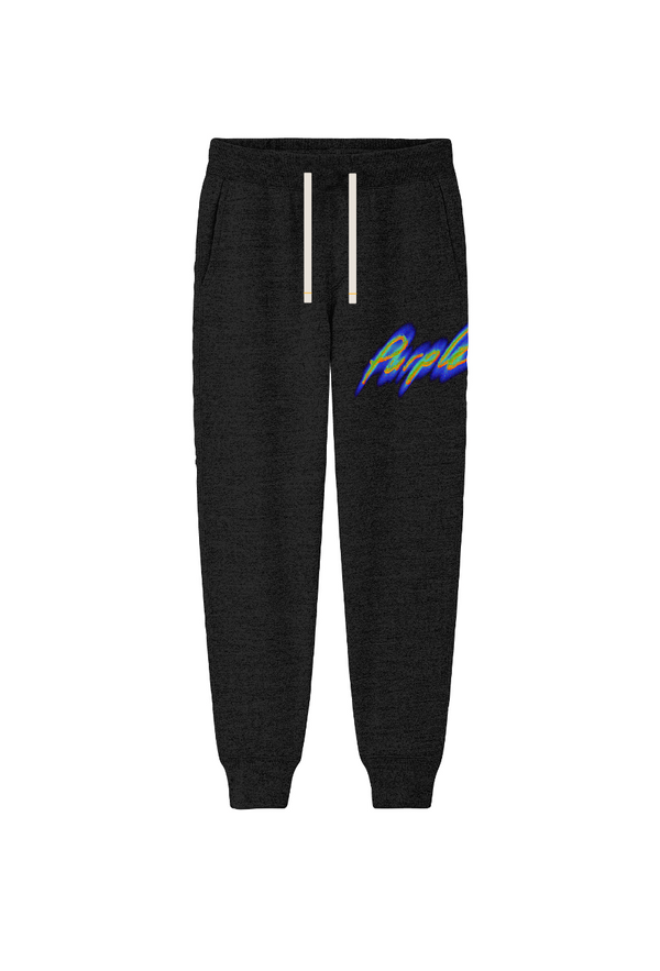 Purple brand (black french terry sweatpant)