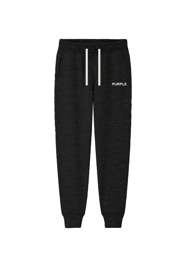 Purple brand (black french terry sweatpant)