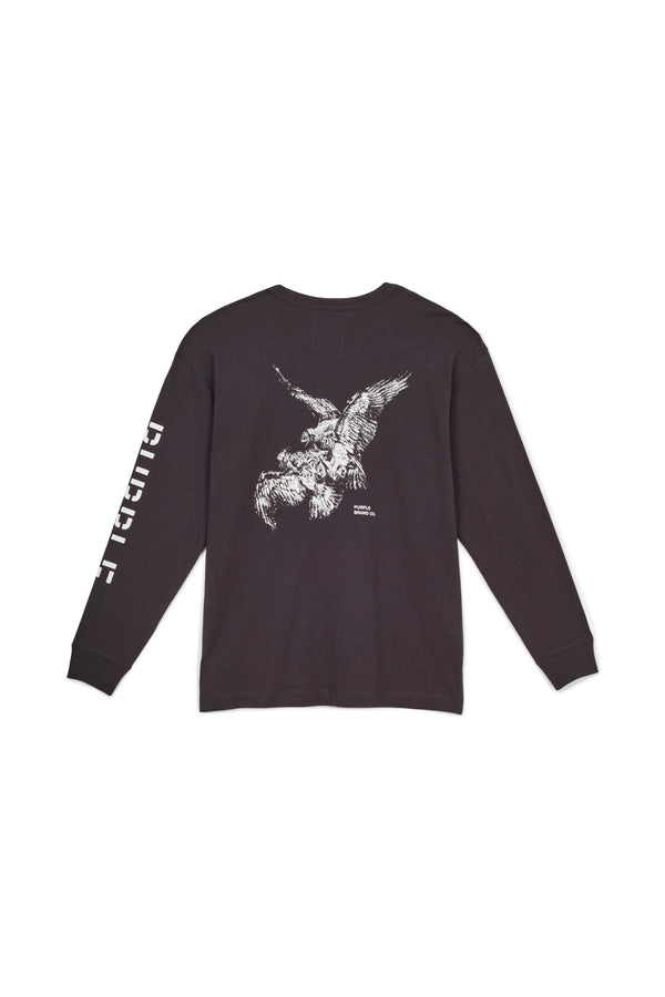 Purple brand (black Jersey birds long sleeve t-shirt)