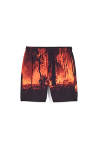 Purple brand black fire season short
