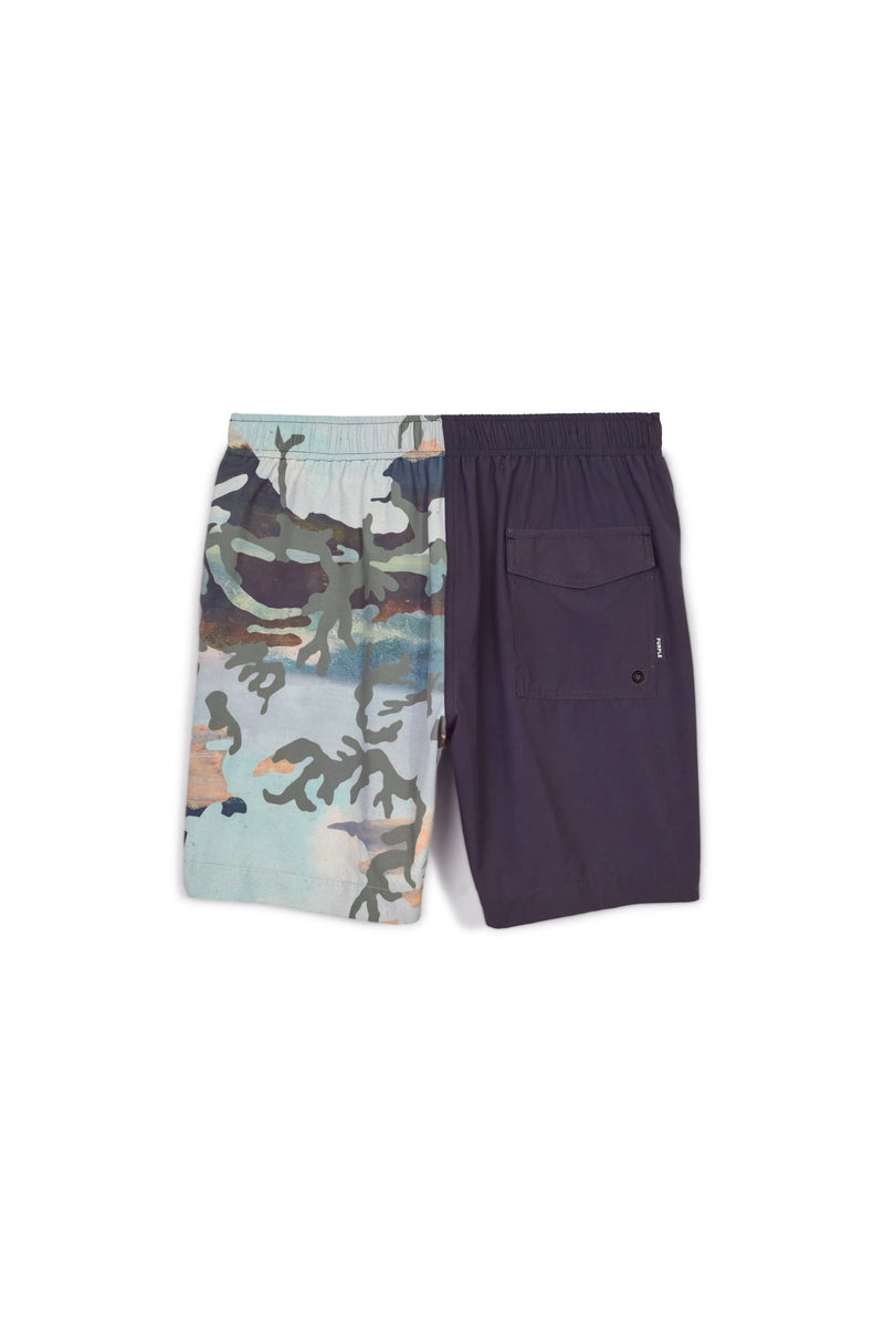 Purple brand (black impression camo swim short)