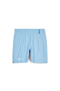 Purple brand blue solid slate short