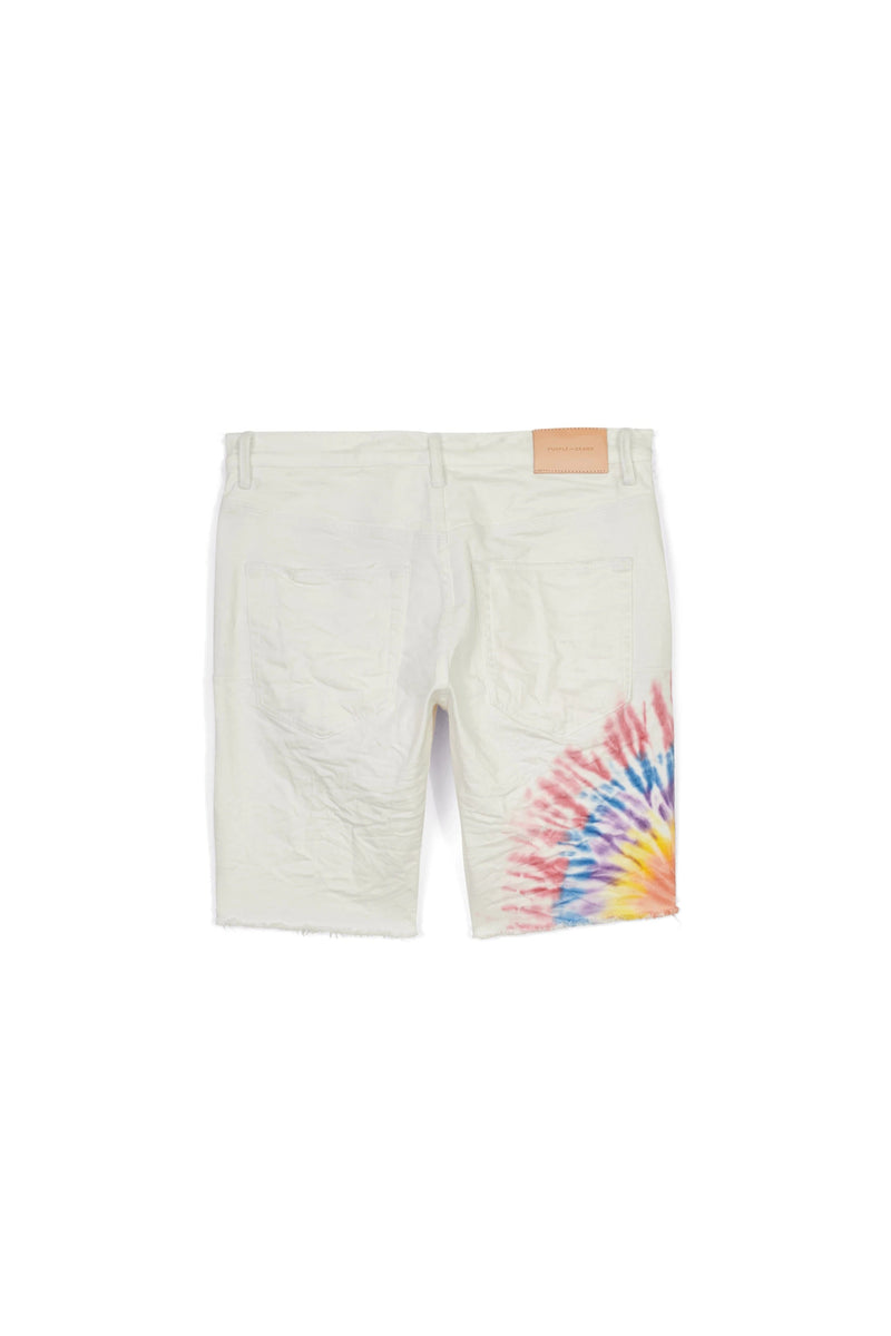 Purple brand (multicolor ur tie dye white short)