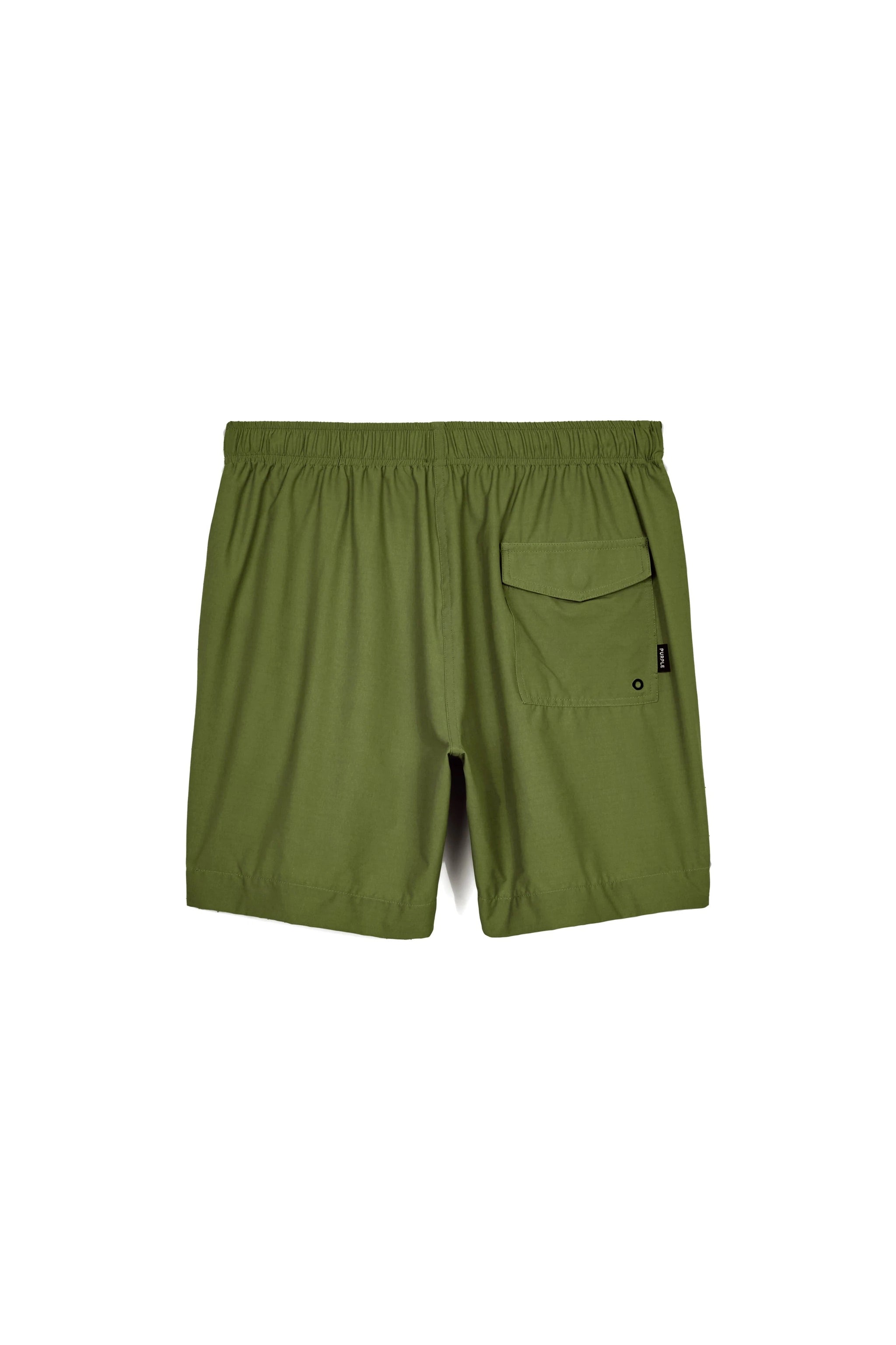 Purple brand solid military short