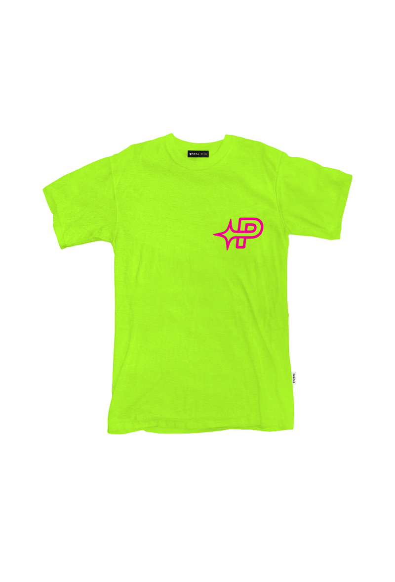 Purple brand (lime heavy jersey oversized t-shirt)