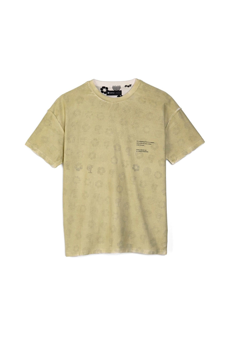 Purple brand (moss spray inner monogram print t-shirt)