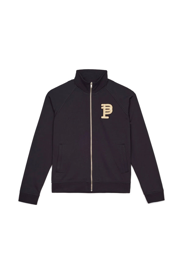 Purple brand (black raglan bullion patch track jacket)