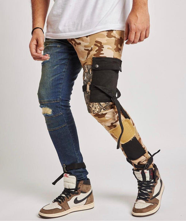 Reelistik nyc (blue /Camo cut jean)