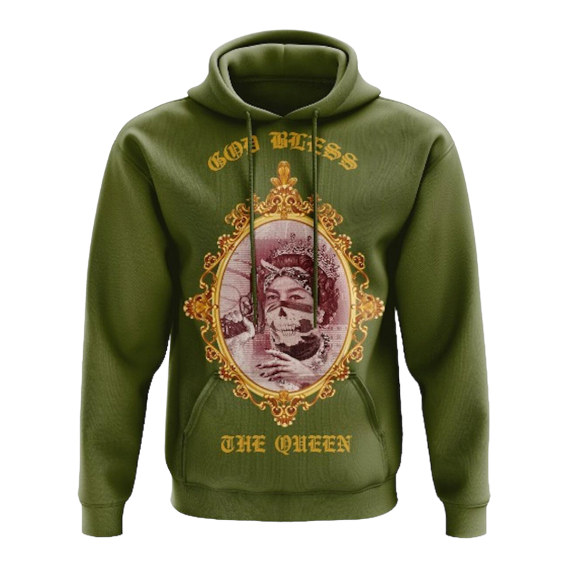 Streetz iz watchin (army “queen hoodie)