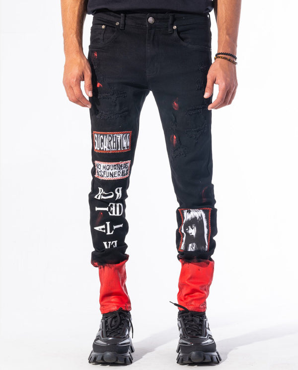 Sugar hill (black “buried alive jean)