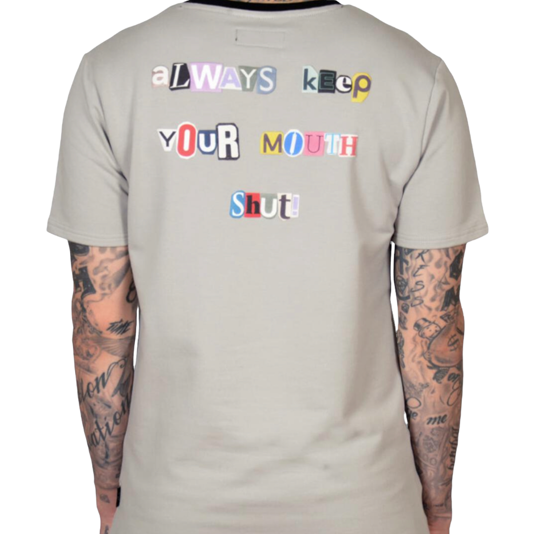 Thc (grey never rat mouse trap pocket t-shirt)