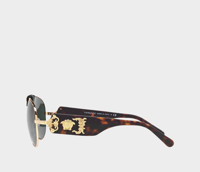 Versace (HAVANA BAROQUE SUNGLASSES)